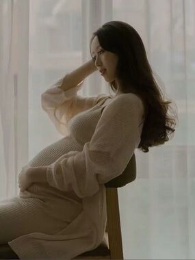 Maternity dress + coverup set, NWT, great for photo shooting, Chinese size XL